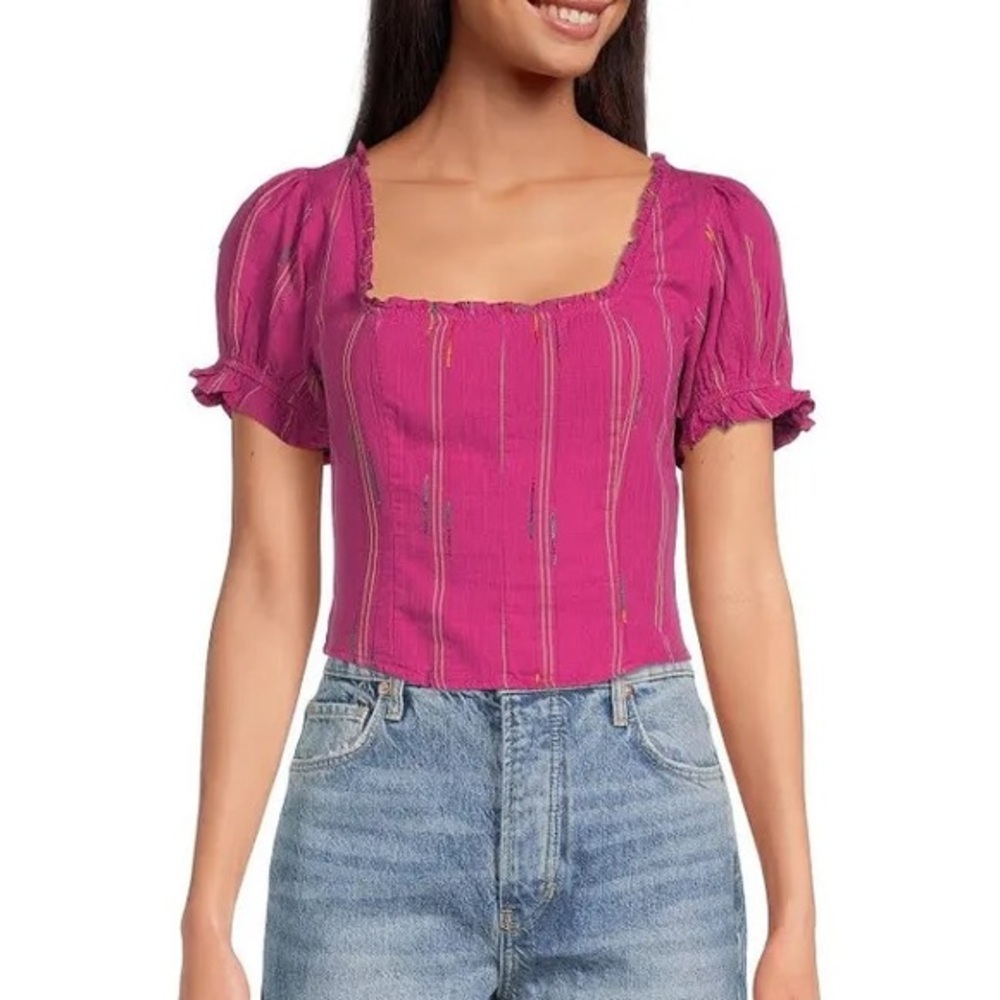 NWT seatonin corset free people top